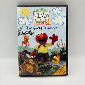 Sesame Street Elmos World The Great Outdoors DVD Kids Learning Educational Fun